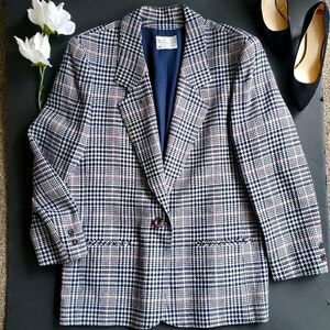 Vintage Miss Pendelton Plaid Blazer